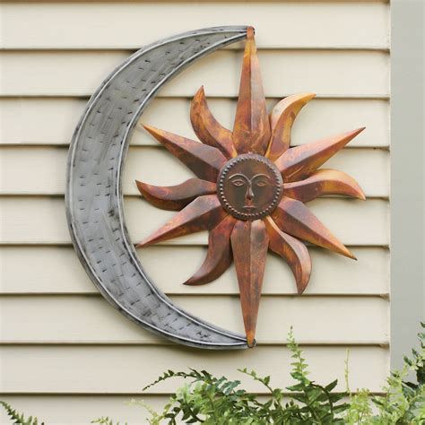 decorative metal work for on side of house|metal outdoor wall art.